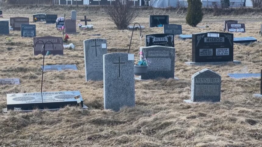 spring-thaw-unearths-piles-of-trash-at-glace-bay-cemetery