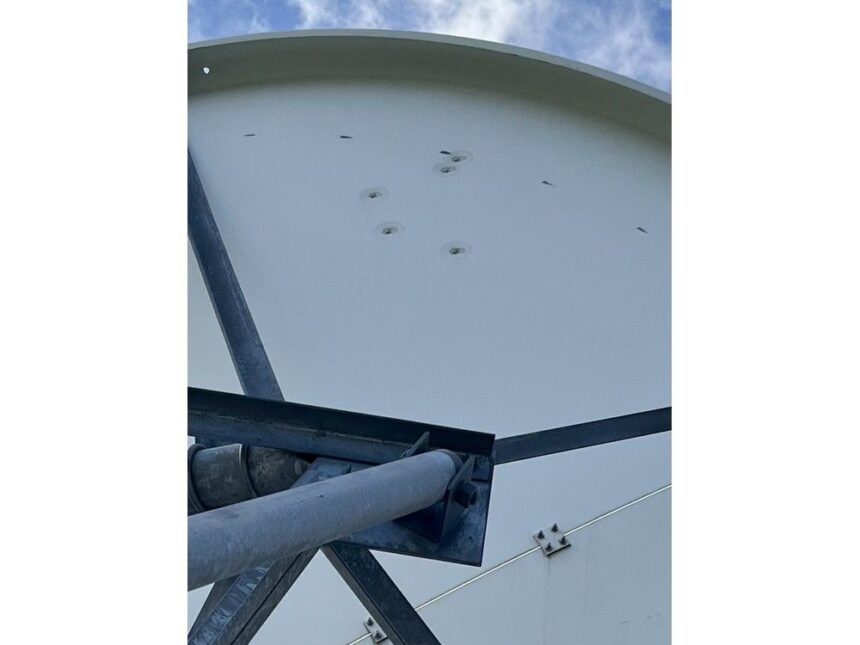 damage-at-cbc-building,-satellite-dish-in-st.-vincent’s-likely-caused-by-firearm