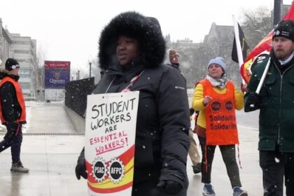 graduate-student-worker-strike-at-queen’s-nears-1-month-mark-as-exams-begin