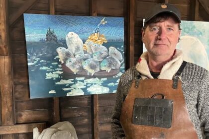 pei-vet-college-apologizes-for-asking-artist-to-remove-piece-showing-lemmings-and-us.-flag