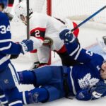 battle-of-ontario:-stars-shine-for-leafs-in-convincing-game-1-victory-over-senators