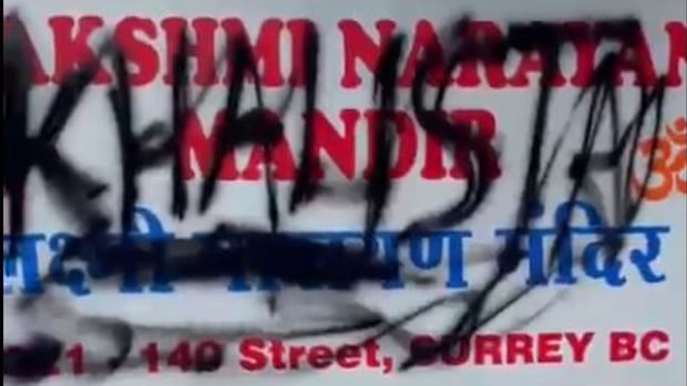 police-investigating-vandalism-at-vancouver-gurdwara,-surrey-hindu-temple