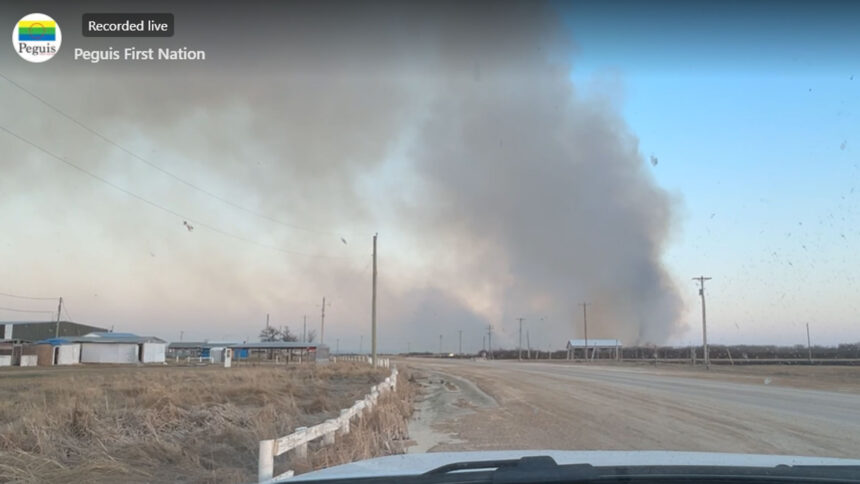 first-nations-in-manitoba-evacuated-due-to-nearby-wildfires,-one-home-destroyed
