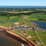 wind-turbine-components-moving-from-georgetown-to-east-point,-pei.