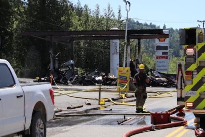 3-in-hospital-after-motorhome-fire-spreads-to-gas-station-near-chilliwack,-bc.