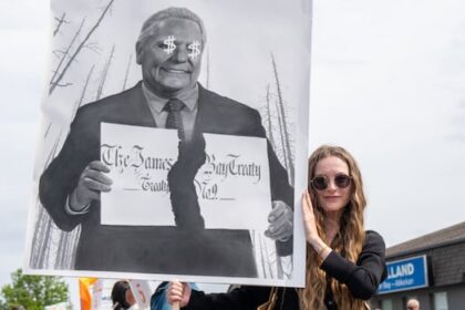 first-nation-leaders,-advocates-rally-in-thunder-bay,-ont.,-to-demand-bill-5’s-repeal