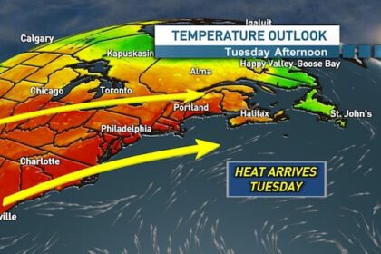 heat-and-humidity-to-send-temperatures-soaring-tuesday-in-the-maritimes