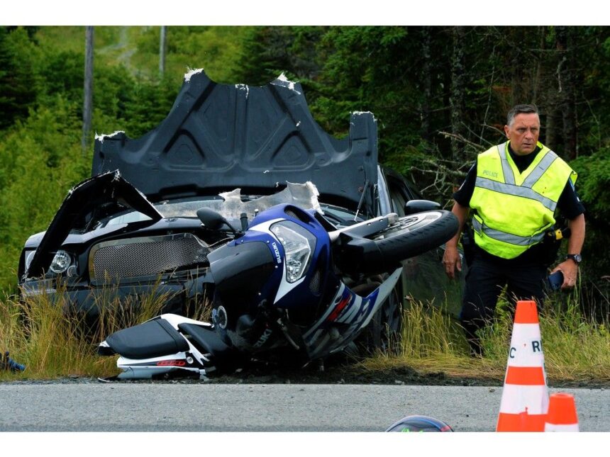 motorcyclist-taken-to-hospital-in-critical-condition-following-two-vehicle-crash-in-st.-john’s-canada-day-morning