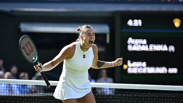 no.-1-sabalenka-survives-wimbledon-quarterfinal-scare,-gaby-dabrowski-eliminated