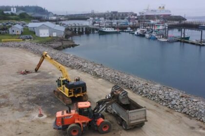 piles-of-dirt-removed-from-grand-manan-shore-after-blocking-harbour-views-for-years