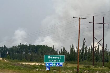 canoe-narrows,-sask.,-under-full-wildfire-evacuation-order-for-2nd-time-this-year