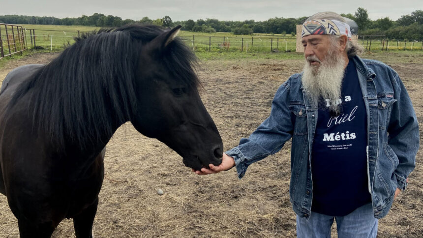 red-river-metis-man-on-mission-to-save-ojibwe-spirit-horses-through-scrap-metal