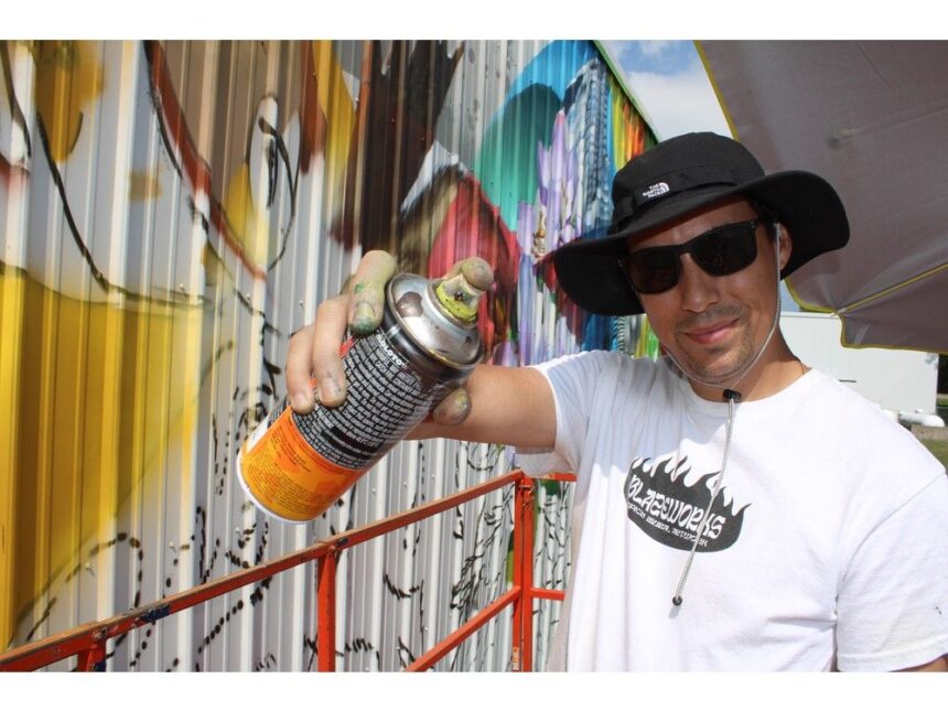 colourful-creation-taking-shape-as-berwick-mural-project-grows