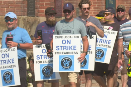 water-and-sewer-staff-in-charlottetown-strike-over-wages,-mandatory-certification-tests