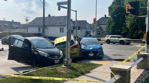 man,-woman-hospitalized-after-4-vehicles-struck-from-behind-at-west-end-intersection