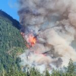 wildfire-south-of-port-alberni,-bc.,-grows-aggressively,-knocking-out-power-for-hundreds