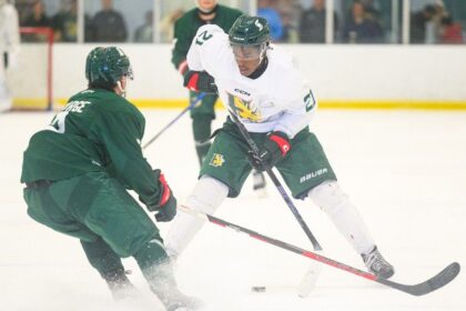 battles-for-roster-spots,-playing-time-up-front-on-display-on-day-1-of-mooseheads-training-camp