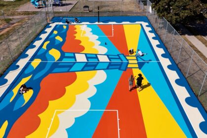 charlottetown-has-a-beautiful-new-basketball-court-that,-from-the-sky,-doubles-as-a-painting