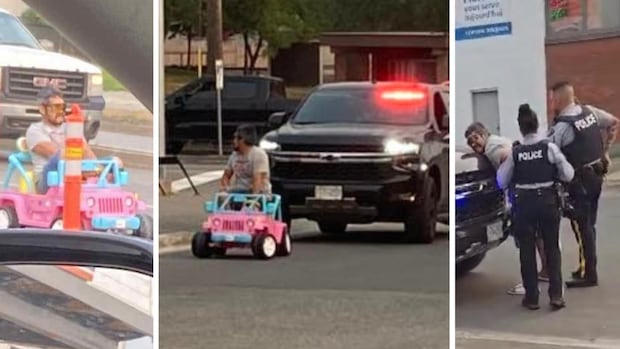 man-arrested-after-driving-child-size-pink-barbie-jeep-through-prince-george,-bc.