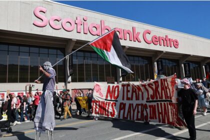 hundreds-protest-through-halifax-streets-as-davis-cup-tennis-opens-in-empty-scotiabank-centre