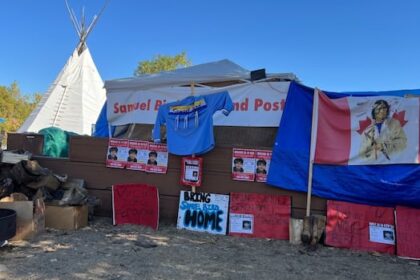 in-a-city-park,-a-volunteer-led-command-post-anchors-search-for-missing-indigenous-teen