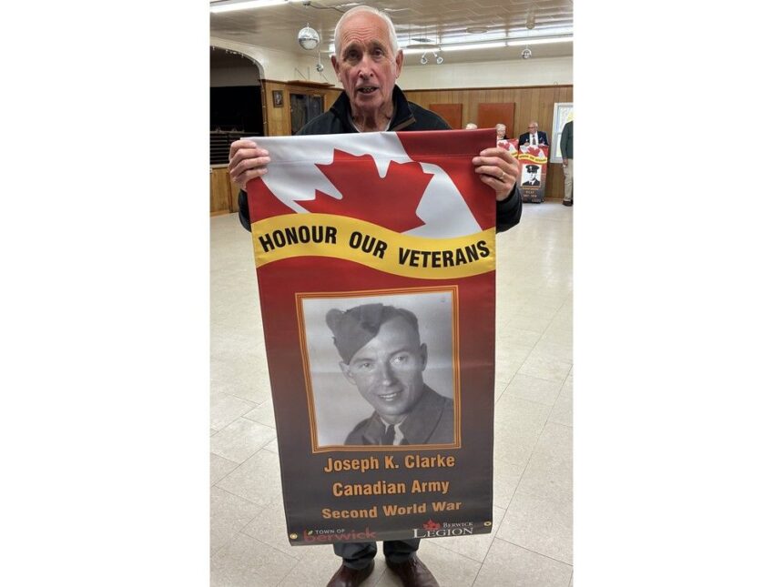 forever-remembered:-banners-honouring-veterans-displayed-along-berwick-streets