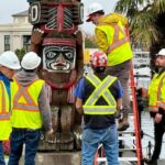 prominent-totem-pole-‘retiring’-from-victoria’s-inner-harbour,-going-to-home-community-of-carver