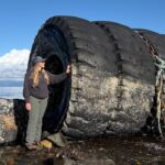 industrial-tires-filled-with-styrofoam-wash-up-on-vancouver-island-beach