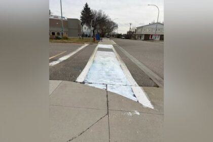 destruction-of-pride-crosswalk-leads-to-outrage-and-support-in-rural-manitoba