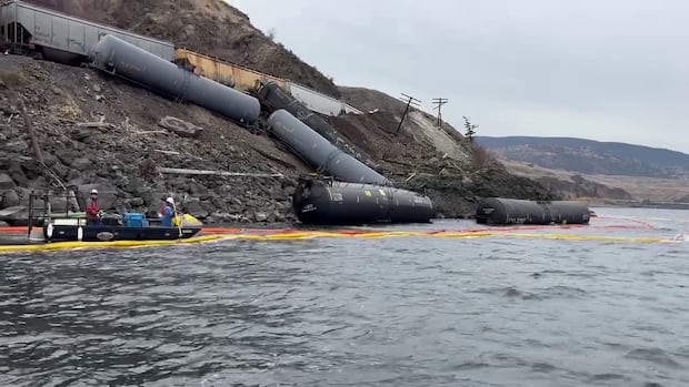 nearly-13,000-litres-of-aviation-fuel-spilled-beside-bc.-lake-after-derailment