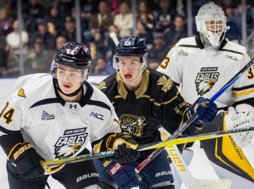 qmjhl:-cape-breton-eagles-sweep-inaugural-road-series-against-newfoundland-regiment
