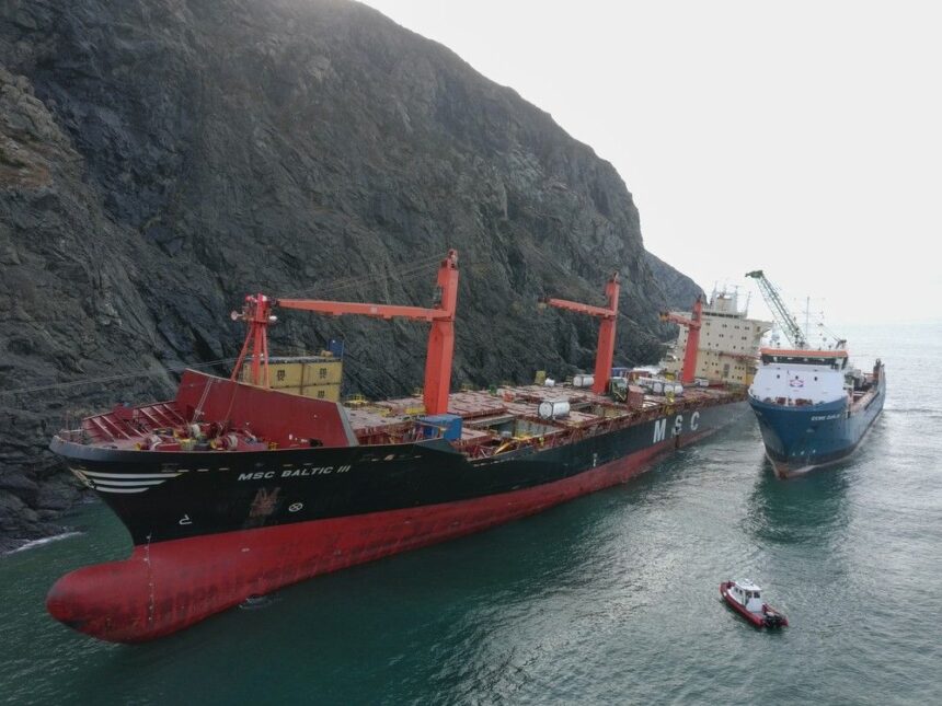 coast-guard-hopes-msc-baltic-iiisalvage-work-can-resume,-despite-damage