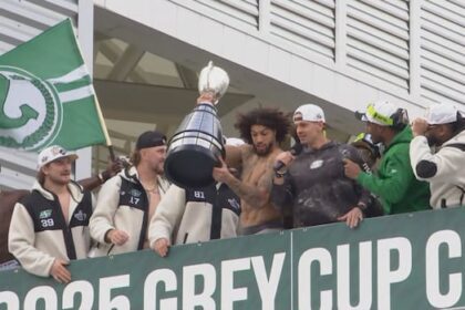 jubilant-saskatchewan-roughriders-bring-grey-cup-to-mosaic-stadium