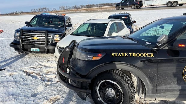 woman-who-blew-through-border-crossing-arrested-after-highway-chase,-north-dakota-police-say