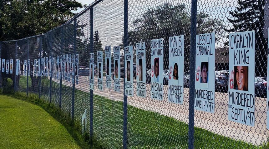 more-than-200-posters-honour-missing-and-murdered-indigenous-people-at-edmonton-awareness-event