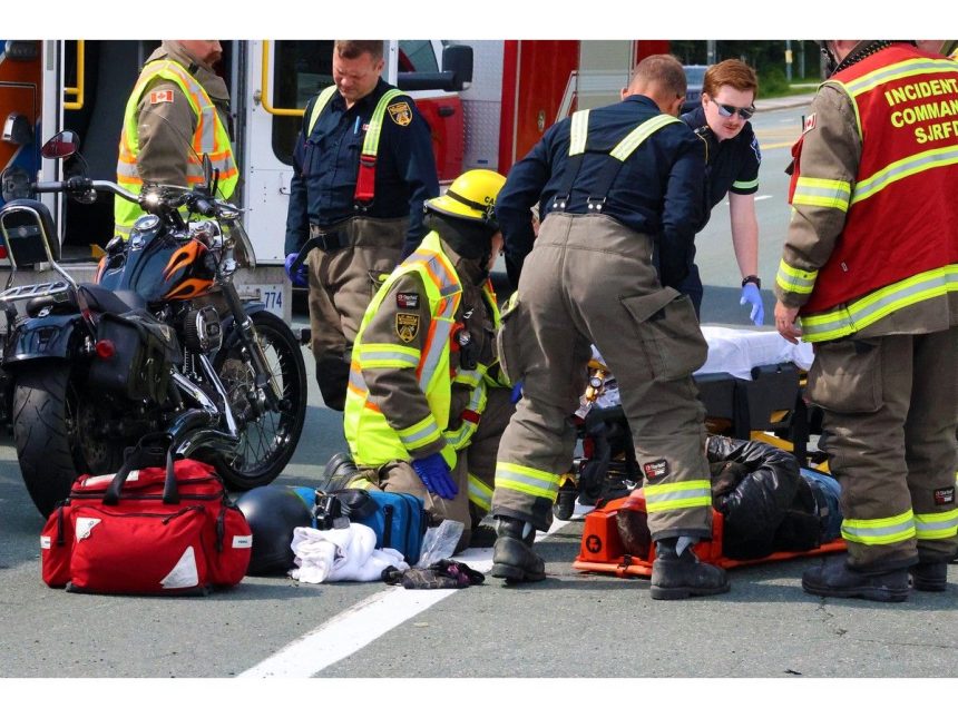 two-sent-to-hospital-following-motorcycle-and-suv-crash-in-mount-pearl-thursday-morning