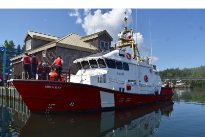 safer-waters-ahead:-new-canadian-coast-guard-search-and-rescue-lifeboat-mira-bay-welcomed-into-service-in-cape-breton
