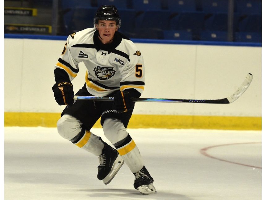 cape-breton-eagles-american-defenceman-suffers-leg-injury-on-opening-day-of-rookie-camp