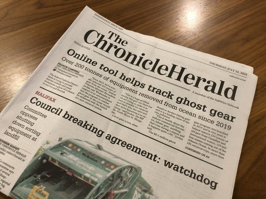 note-to-readers:-chronicle-herald-print-edition-will-not-be-published-thursday