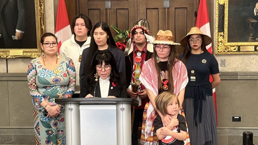 first-nations-youth,-mp-leah-gazan-warn-new-federal-laws-threaten-rights,-water-and-consent